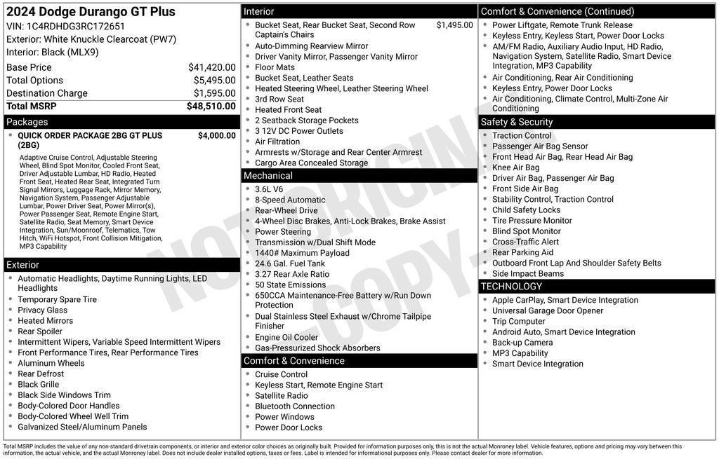 2024 Dodge Durango GT Plus