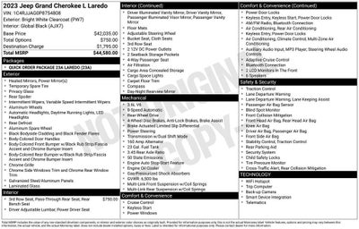 2023 Jeep Grand Cherokee L Laredo