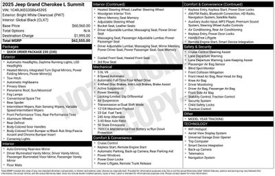 2025 Jeep Grand Cherokee L Summit