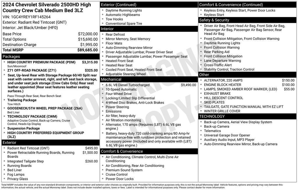 2024 Chevrolet Silverado 2500 HD High Country