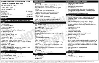 2024 Chevrolet Colorado WT