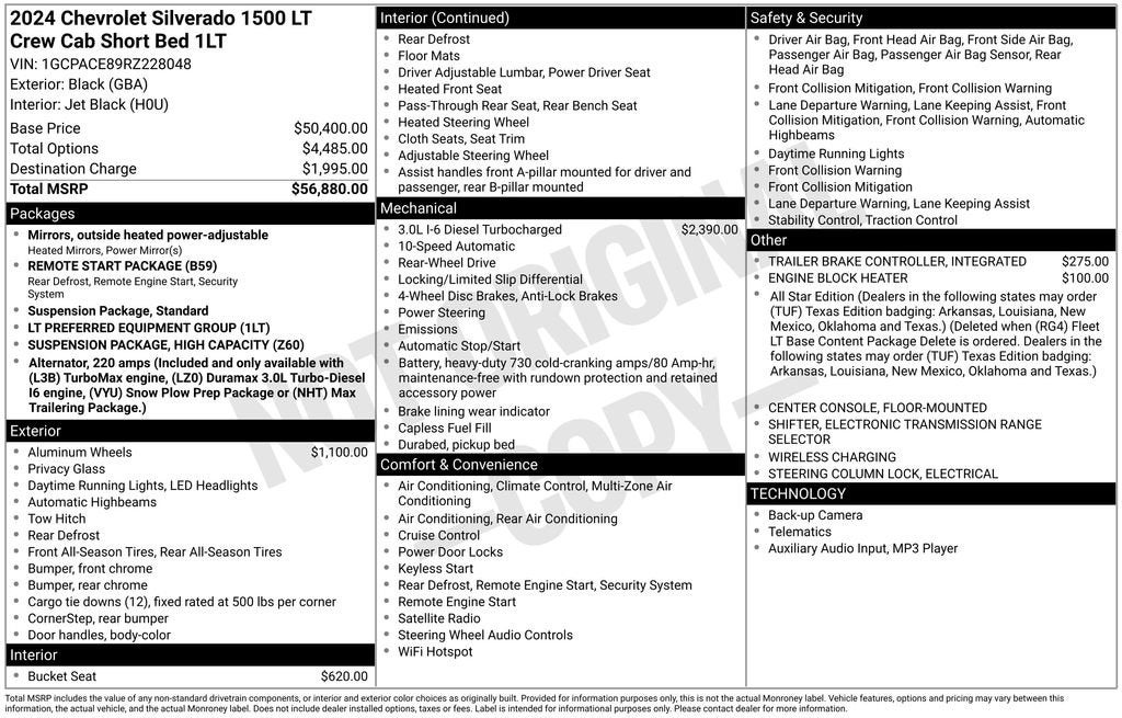 2024 Chevrolet Silverado 1500 LT