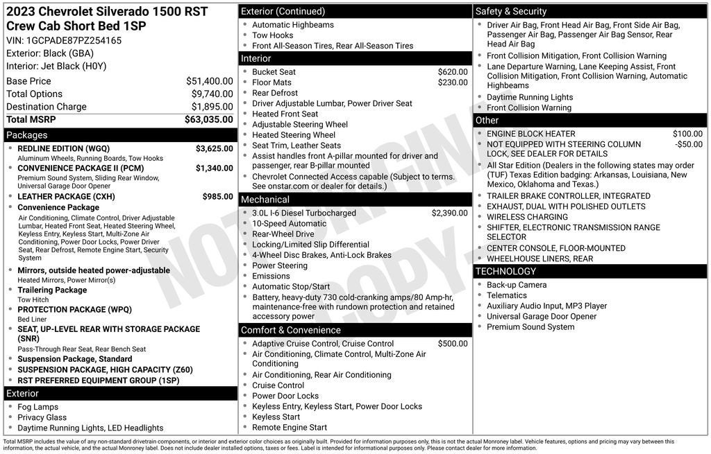 2023 Chevrolet Silverado 1500 RST