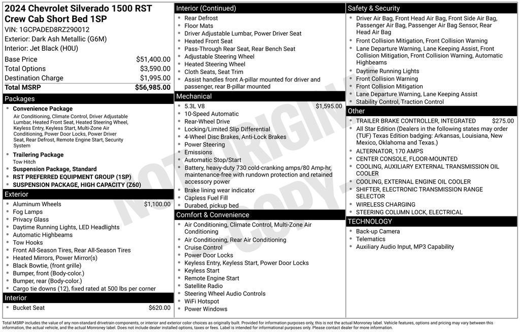 2024 Chevrolet Silverado 1500 RST