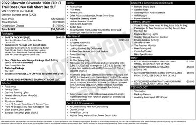 2022 Chevrolet Silverado 1500 LTD LT Trail Boss