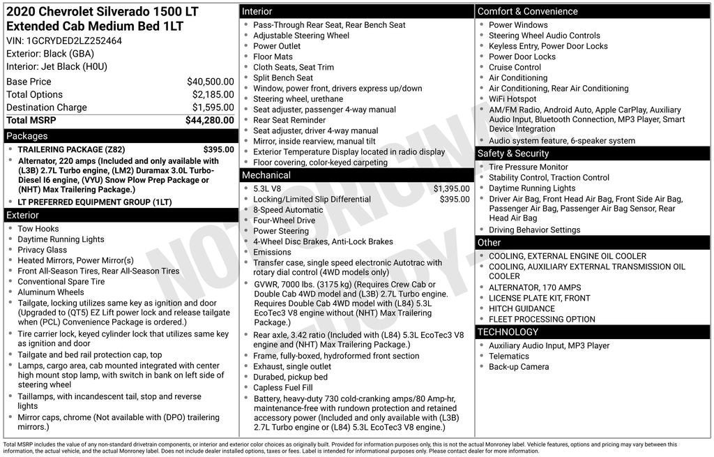 2020 Chevrolet Silverado 1500 LT