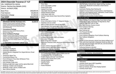 2024 Chevrolet Traverse LT