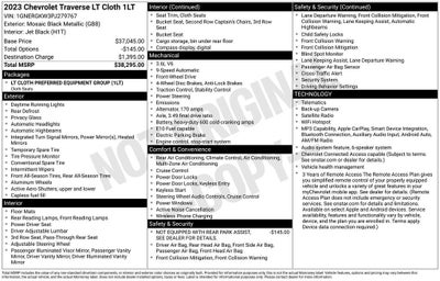 2023 Chevrolet Traverse LT Cloth