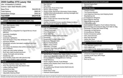 2020 Cadillac XT5 Luxury FWD