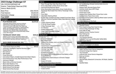 2023 Dodge Challenger GT