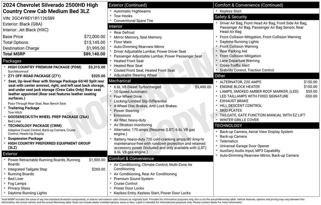 2024 Chevrolet Silverado 2500 HD High Country