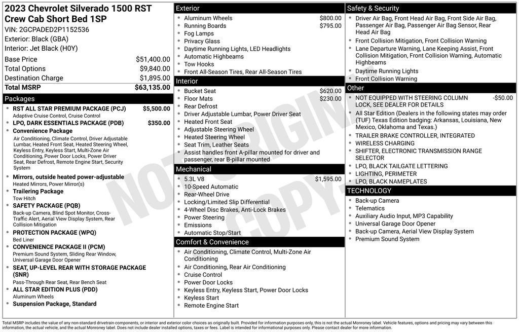 2023 Chevrolet Silverado 1500 RST