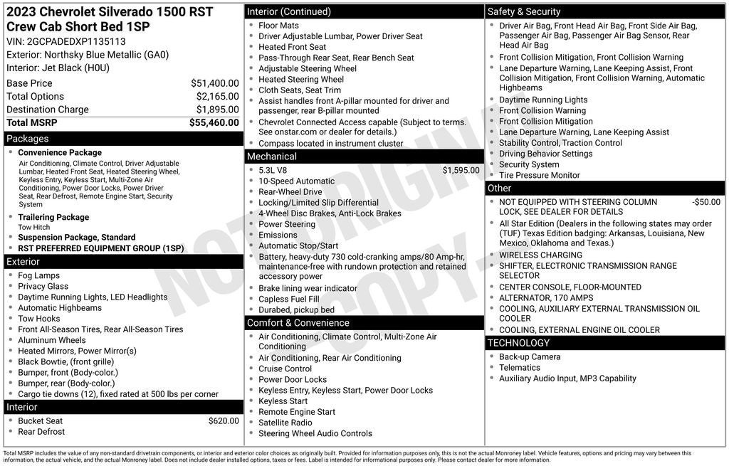 2023 Chevrolet Silverado 1500 RST