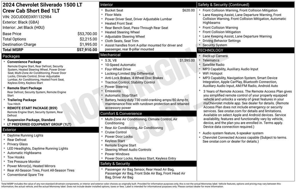 2024 Chevrolet Silverado 1500 LT