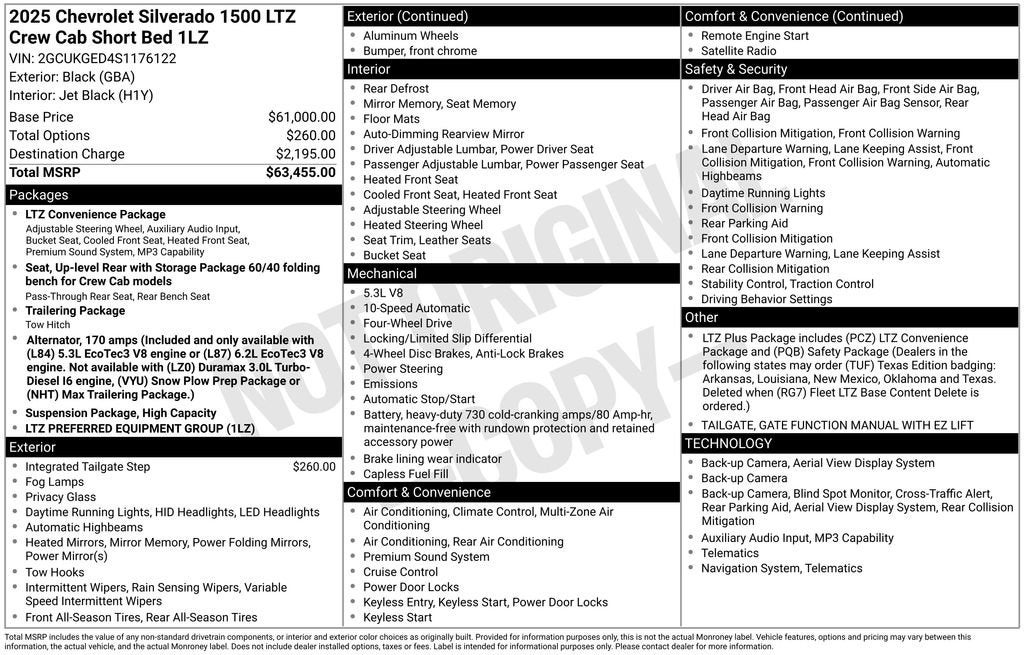 2025 Chevrolet Silverado 1500 LTZ
