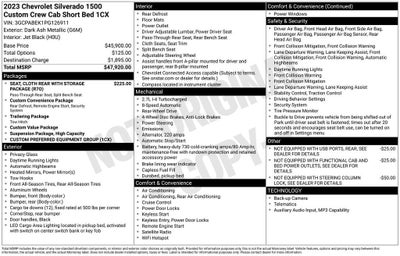 2023 Chevrolet Silverado 1500 Custom