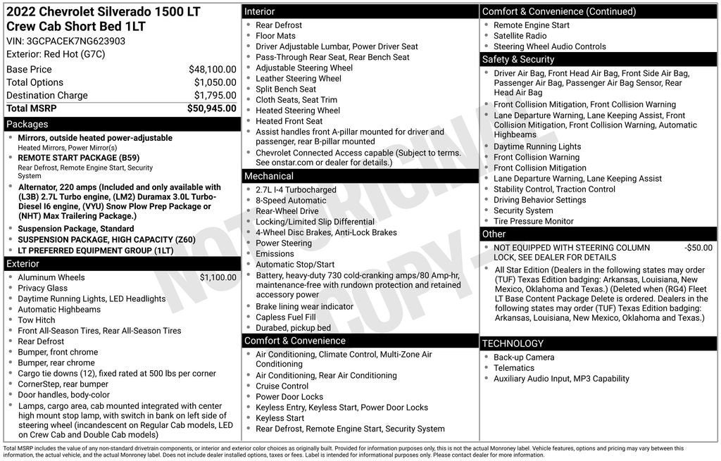 2022 Chevrolet Silverado 1500 LT