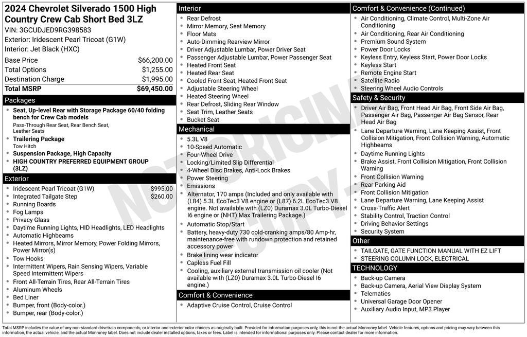 2024 Chevrolet Silverado 1500 High Country