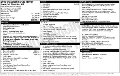 2026 Chevrolet Silverado 1500 LT