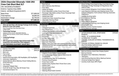 2026 Chevrolet Silverado 1500 ZR2