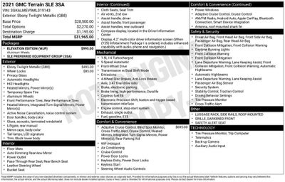 2021 GMC Terrain SLE