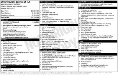 2026 Chevrolet Equinox LT
