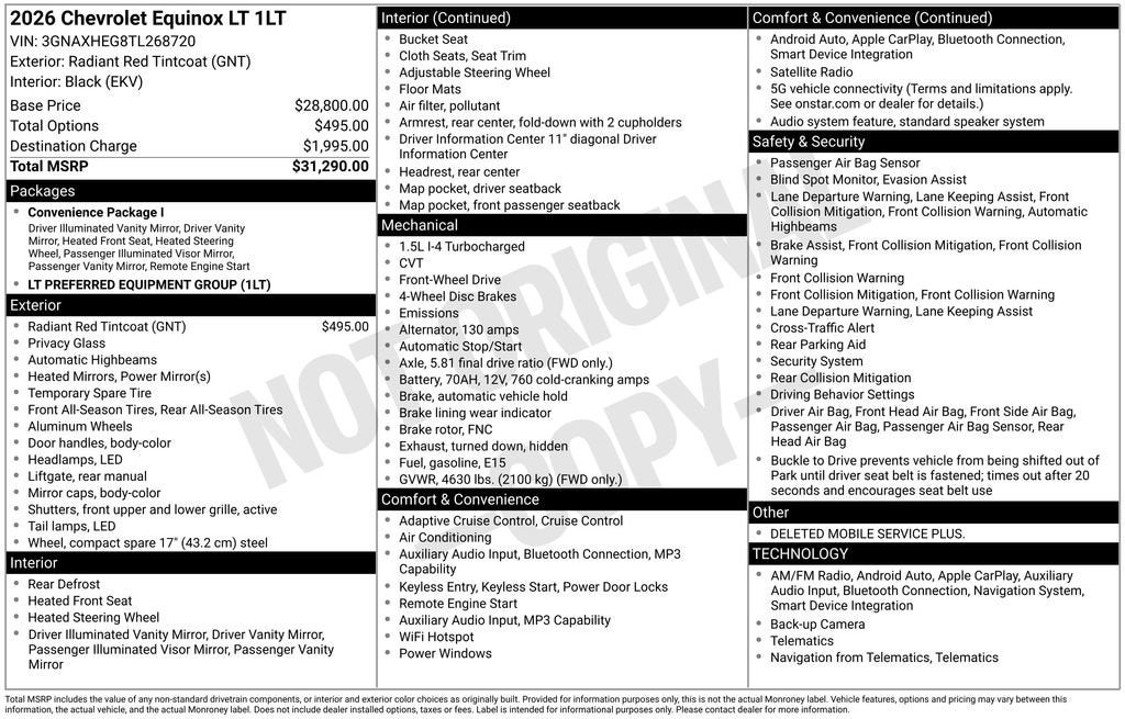 2026 Chevrolet Equinox LT