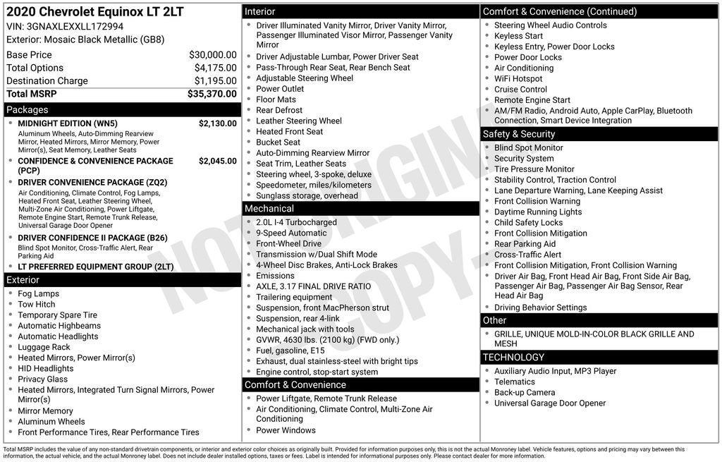 2020 Chevrolet Equinox LT