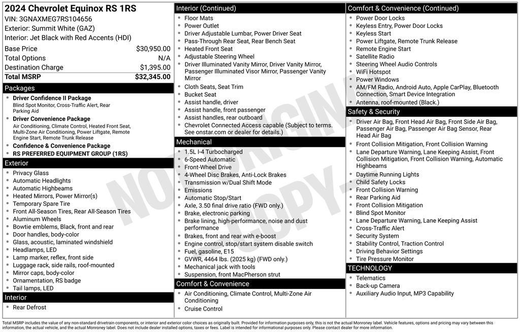 2024 Chevrolet Equinox RS