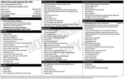 2023 Chevrolet Equinox RS