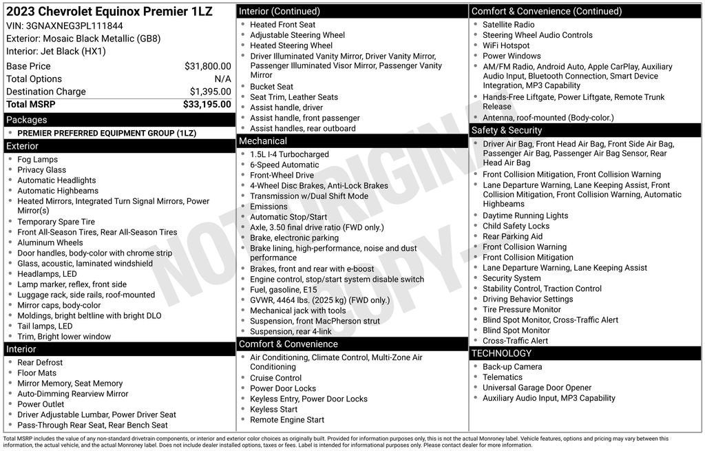 2023 Chevrolet Equinox Premier