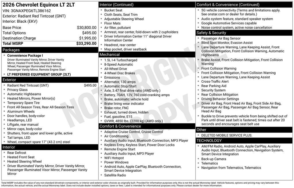 2026 Chevrolet Equinox LT