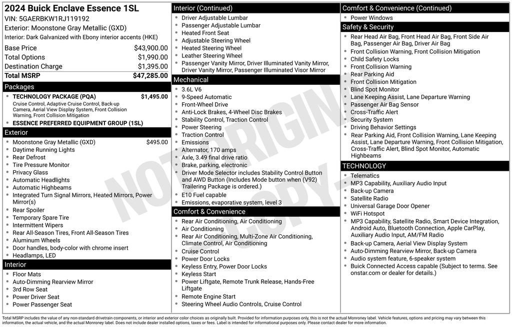 2024 Buick Enclave Essence