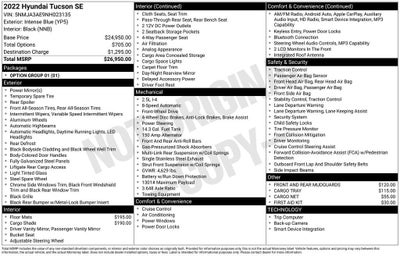 2022 Hyundai Tucson SE
