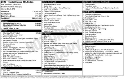 2020 Hyundai Elantra SEL