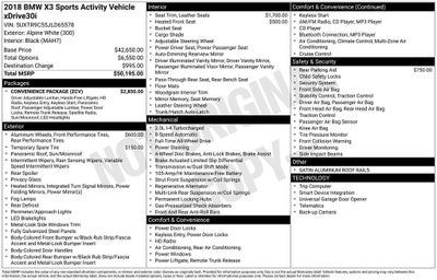 2018 BMW X3 xDrive30i