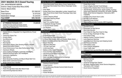 2021 Mazda Mazda CX-5 Grand Touring