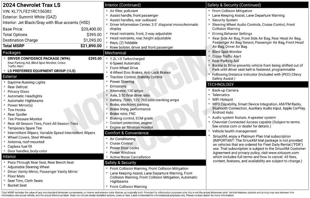 2024 Chevrolet Trax LS