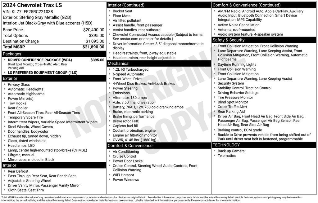 2024 Chevrolet Trax LS