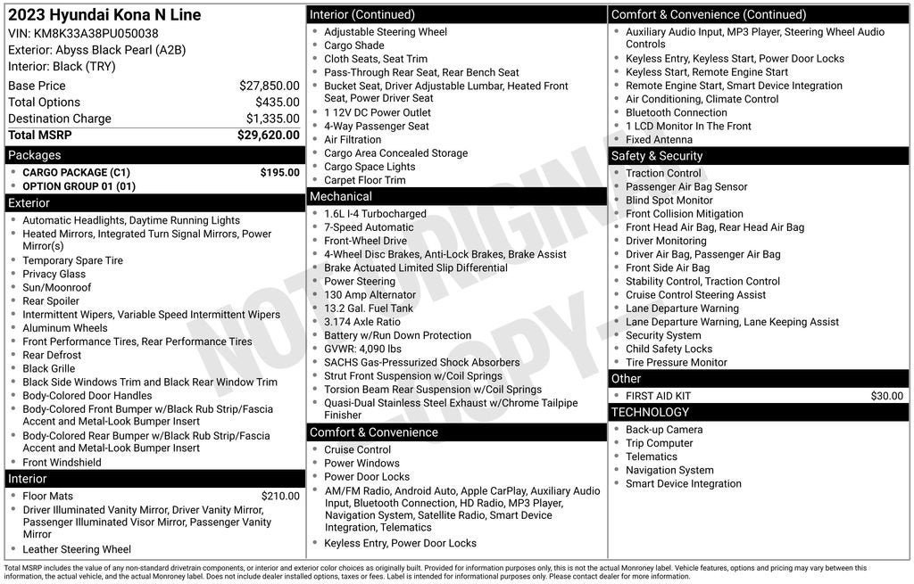 2023 Hyundai Kona N Line