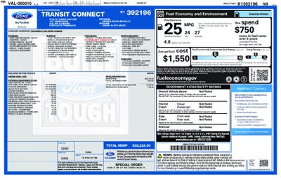 2019 Ford Transit Connect XL