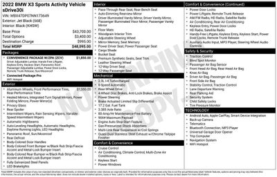 2022 BMW X3 sDrive30i