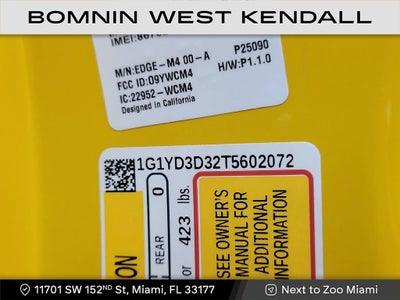 2026 Chevrolet Corvette Z06 1LZ