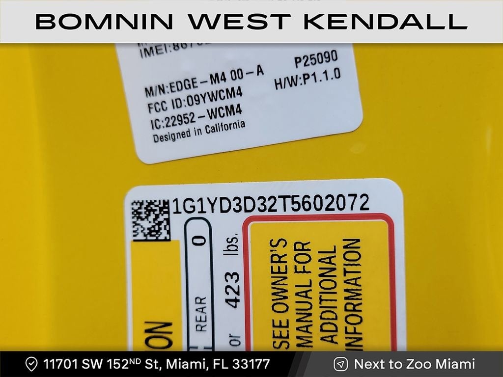 2026 Chevrolet Corvette Z06 1LZ