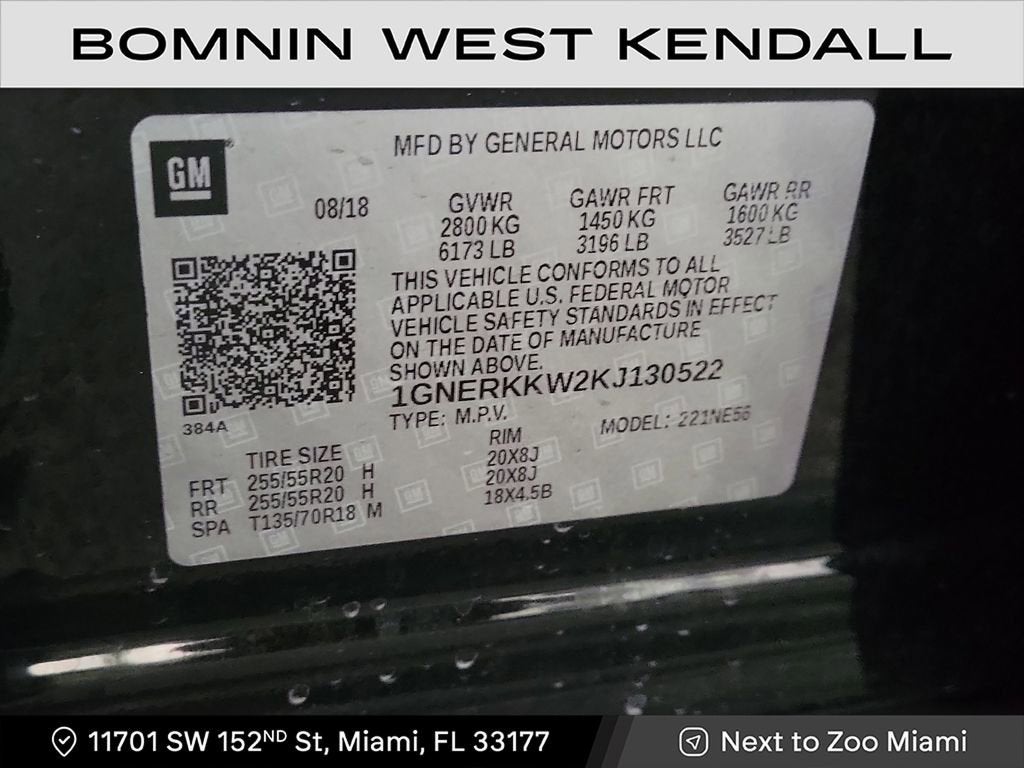 2019 Chevrolet Traverse Premier