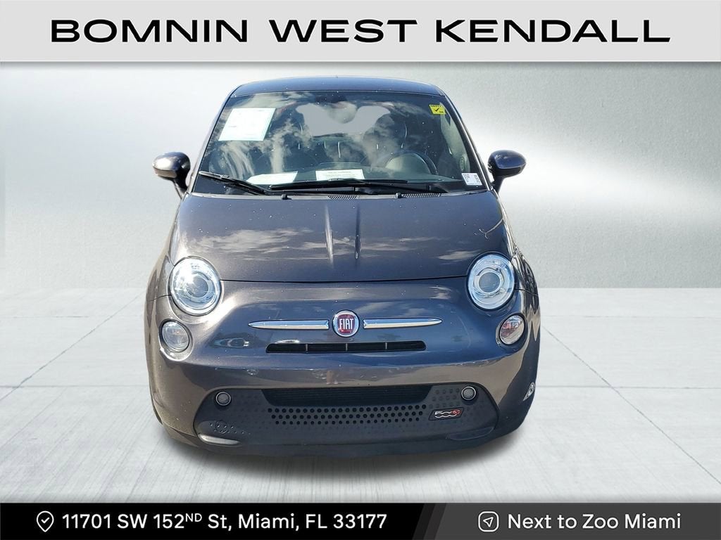 Used 2018 FIAT 500e Battery Electric with VIN 3C3CFFGE6JT377389 for sale in Miami, FL