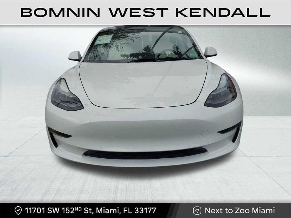Used 2021 Tesla Model 3 Base with VIN 5YJ3E1EB5MF876164 for sale in Miami, FL