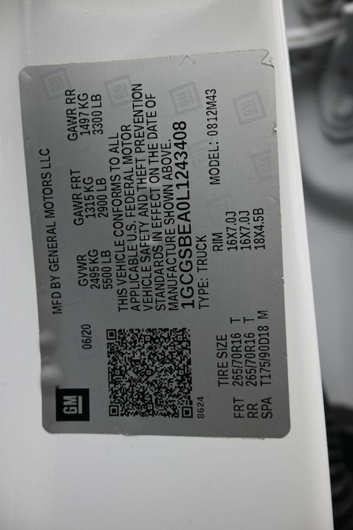 2020 Chevrolet Colorado 2WD Work Truck