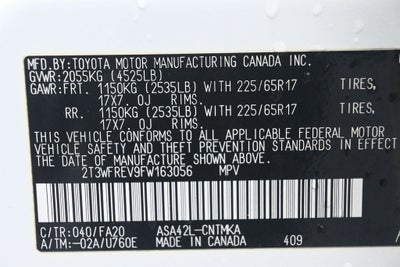 2015 Toyota RAV4 XLE