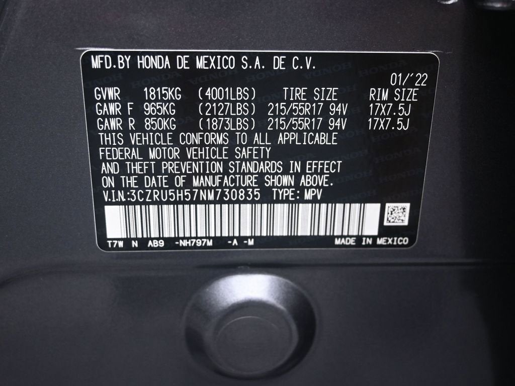 2022 Honda HR-V EX